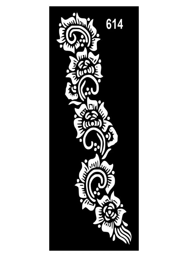 ORDERSHOCK Beginner Mehndi Practice Sticker with Artistic Patterns for Children - Image 1